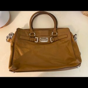 Michael Kors camel satchel